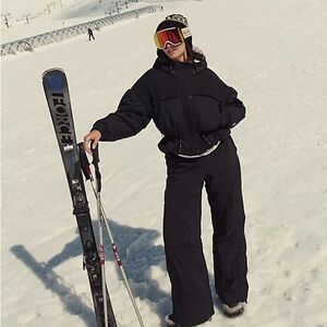 Free People Movement Sunday Skies Jacket in Black